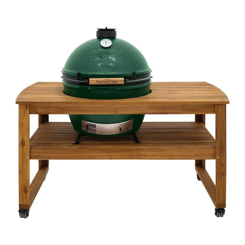 Big Green Egg Acacia Wood Table