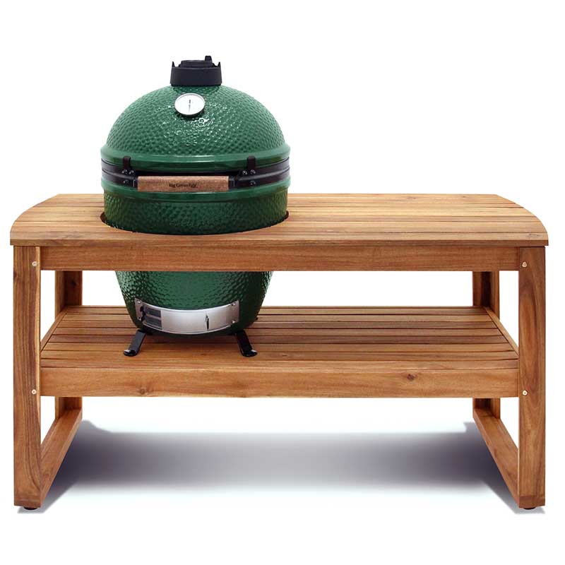 Big Green Egg Acacia Wood Table